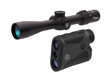 Image of SIG SAUER BDX Combo Kit w/ Kilo1400BDX Laser Rangefinder and Sierra3BDX 3.5-10x42mm Rifle Scope, Black, NSN N, SOK14BDX01