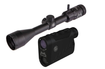 Image of SIG SAUER Buckmasters 1500 Rangefinder &amp; 3-12x44mm 1in Tube Second Focal Plane Rifle Scope Combo Black, Small, SOK15BM03