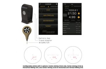 Image of SIG SAUER KILO2400ABS Applied Ballistics System Laser Range Finding Monocular, 7X25MM, Flat Dark Earth SOK24701