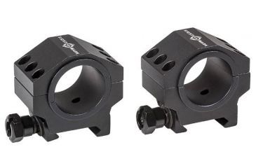Image of SightMark Low Height Tactical Mounting Picatinny Rings, 30mm/1inch, Black SM34005
