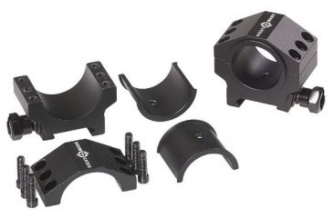 Image of SightMark Low Height Tactical Mounting Picatinny Rings, 30mm/1inch, Black SM34005