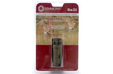 Image of Simmons 8x21 Camo Monocular 899851, Clam Pack