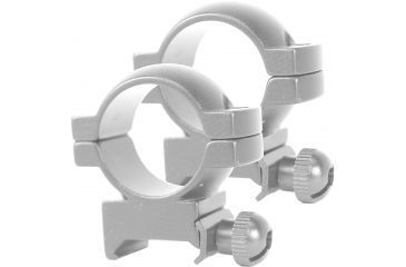 Image of Simmons Rifle Scope 1in Rings, .22 Medium, Silver 49170