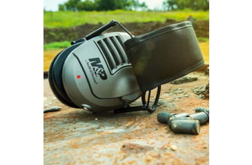 Image of Smith &amp; Wesson Alpha Bluetooth Earmuff, Grey/Black, 1223616