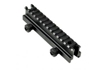 Image of Sniper 1.22 in High Profile Riser Rifle Scope Mount - 13 Picatinny Slots, Black MRSLH