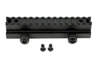 Image of Sniper 1.22 in High Profile Riser Rifle Scope Mount - 13 Picatinny Slots, Black MRSLH