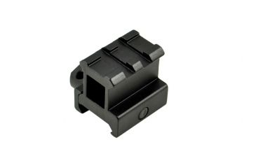 Image of Sniper 2 Slot High Profile Riser Rifle Scope Mount, Black MRSSH2