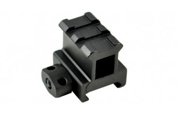 Image of Sniper 2 Slot High Profile Riser Rifle Scope Mount, Black MRSSH2