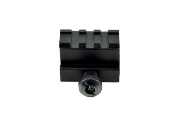 Image of Sniper 3 Slot High Profile Riser Rifle Scope Mount, Black MRSSH3