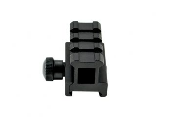 Image of Sniper 3 Slot High Profile Riser Rifle Scope Mount, Black MRSSH3