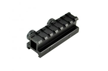 Image of Sniper 7 Slot Riser Rifle Scope Mount w/ See Through Hole for Picatinny/Weaver, Black MRSSM7, EDEMO1