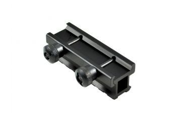 Image of Sniper 7 Slot Riser Rifle Scope Mount w/ See Through Hole for Picatinny/Weaver, Black MRSSM7, EDEMO1