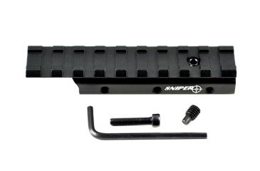 Image of Sniper AR Style Flat Top Extended Dovetail / Picatinny Adapter, Black MAPRA