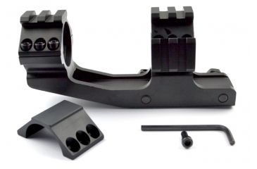 Image of Sniper Cantilever Rifle Scope Rings For Picatinny Rail System, Black, 30mm Diameter PT-30EX614