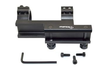 Image of Sniper Cantilever Rifle Scope Rings w/ Integral Mount, Black, 30mm Diameter PT-30EX43
