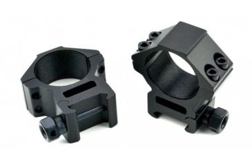 Image of Sniper Medium Profile Rifle Scope Rings For Picatinny/Weaver Rail System, Black, 30mm Diameter, PT-30M4