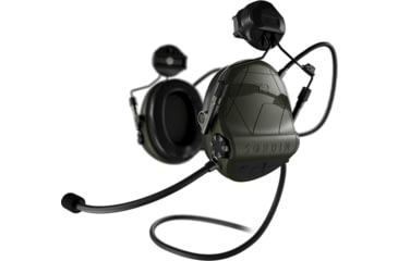 Image of Sordin Supreme T2 CC ARC Memory Foam Helmet, Green, 304006-30P