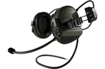 Image of Sordin Supreme T2 CC RARC Memory Foam Helmet, Green, 304006-31P