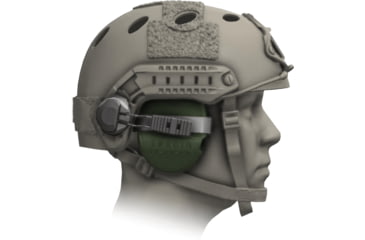Image of Sordin Supreme T2 CC RARC Memory Foam Helmet, Green, 304006-31P
