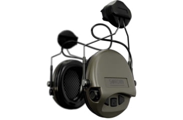 Image of Sordin Supreme MIL AUX Headset, ARC, Green Cups, 530449