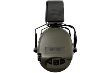 Image of Sordin Supreme MIL AUX SFA Headset, Green Cups, 530458
