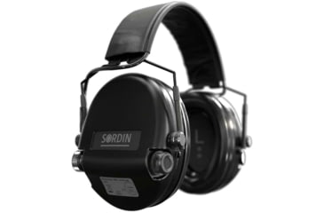 Image of Sordin Supreme MIL AUX SFA Headset, Black Cups, 530456