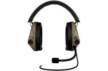 Image of Sordin Supreme MIL CC Headset, Leather Headband, Beige Cups, 530435