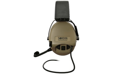 Image of Sordin Supreme MIL CC Headset, Leather Headband, Beige Cups, 530435