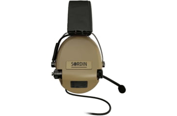 Image of Sordin Supreme MIL CC Headset, Leather Headband, Beige Cups, 530435
