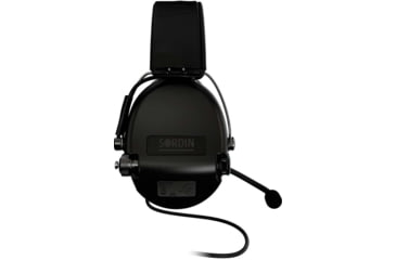 Image of Sordin Supreme MIL CC Headset, Leather Headband, Black Cups, 500777