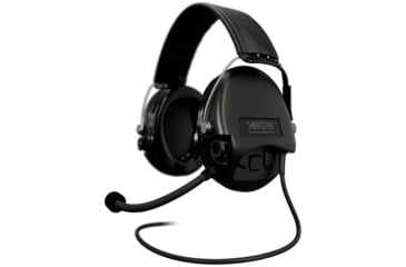 Image of Sordin Supreme MIL CC Headset, Leather Headband, Black Cups, 500777
