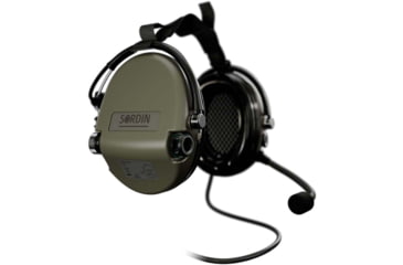 Image of Sordin Supreme MIL CC Headset, Neckband, Green Cups, 510855