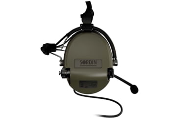 Image of Sordin Supreme MIL CC Headset, Neckband, Green Cups, 510855