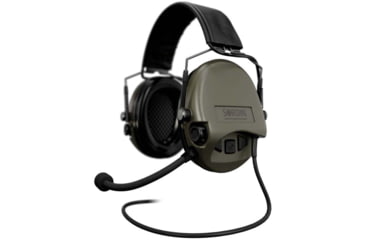 Image of Sordin Supreme MIL CC Headset, Slim, Green Cups, 500776