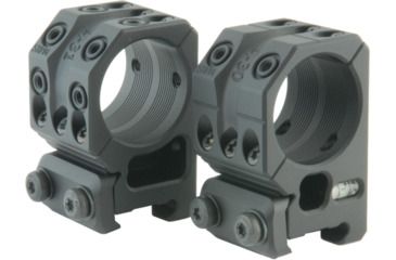 Image of Spuhr 30mm H34mm Separated Rings Rifle Scope Mount for Picatinny Rail, Black, SR-3006