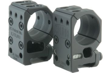 Image of Spuhr 30mm H34mm Separated Rings Rifle Scope Mount for Picatinny Rail, Black, SR-3006
