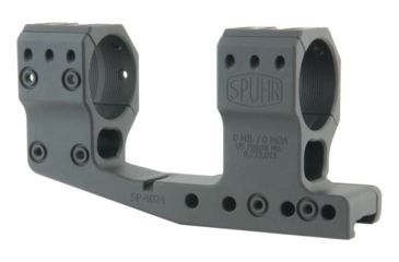 Image of Spuhr 34mm H48mm Cantilever Rifle Scope Mount for Picatinny Rail, Black, SP-4024