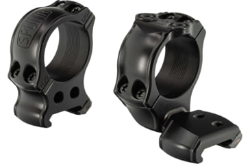 Image of Spuhr Picatinny Cantilever Hunting Rings, 30mm, Black, HPC30-30
