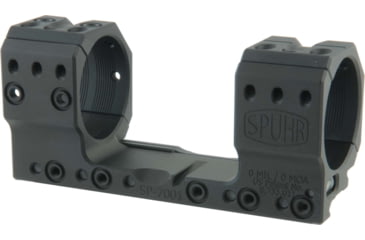 Image of Spuhr Rifle Scope Mount, 40mm Tube 0 MIL/MOA, Black, SP-7001
