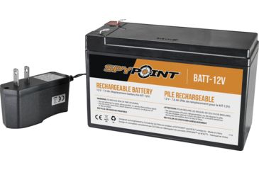 Image of Spypoint Spare Rechargeable 12V Battery, Black BATT-12V