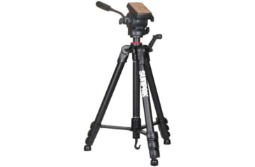 Image of Sunpak Video Pro-M 4 Tripod with Fluid Head, Black, 65, 620-840