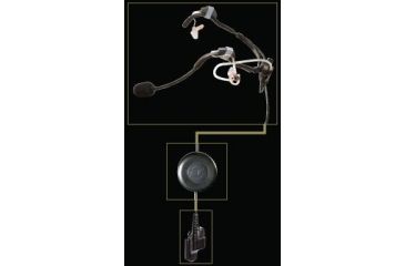Image of Surefire EP330 Boom Mic with Swat Ears Radio Comm System