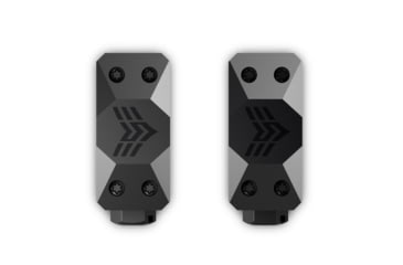 Image of Swampfox Freedom Rifle Scope Rings, Low 1.1in, 30mm, Heavy Duty Precision 1 Pair, Black, SFR-30-M