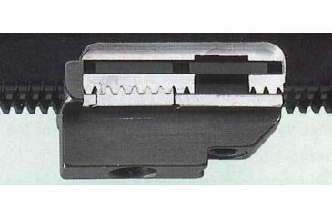 Image of Swarovski Weaver Style Cross Slot Mount Set 49360 for 30mm, 1'' Swarovski Rifle scopes