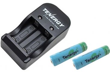 Image of Tenergy 2-Bay Charger With Two 18650 Batteries 33003