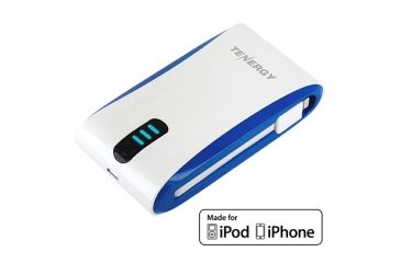 Image of Tenergy Arc 5200 Powerbank, Blue and White 51064