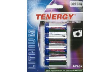Image of Tenergy Batteries- 4Pk, Cr123A 30406