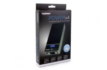 Image of Tenergy POWER x 4 18000mAh Power Bank, Black 51106