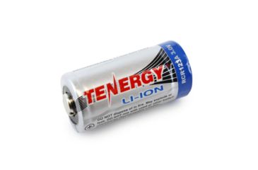 Image of Tenergy RCR123A 3.0V 600mAh Li-Ion Rechargeable Batteries,Silver,Pack of 10, 30272