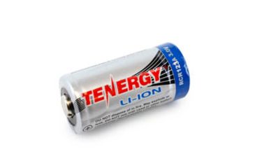 Image of Tenergy RCR123A 3.0V 600mAh Li-Ion Rechargeable Batteries,Silver,Pack of 4 w/Smart Charger,AC,Car Adapters, 30273